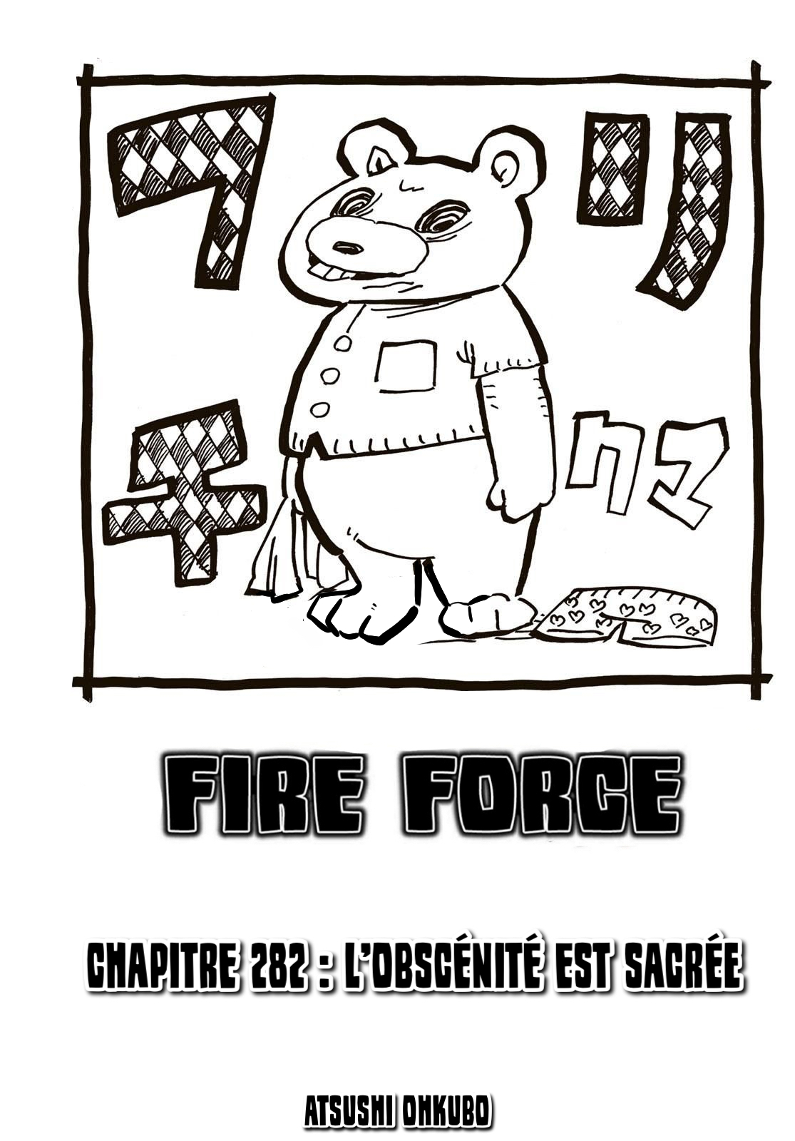 Lecture en ligne Fire Force 282 page 3