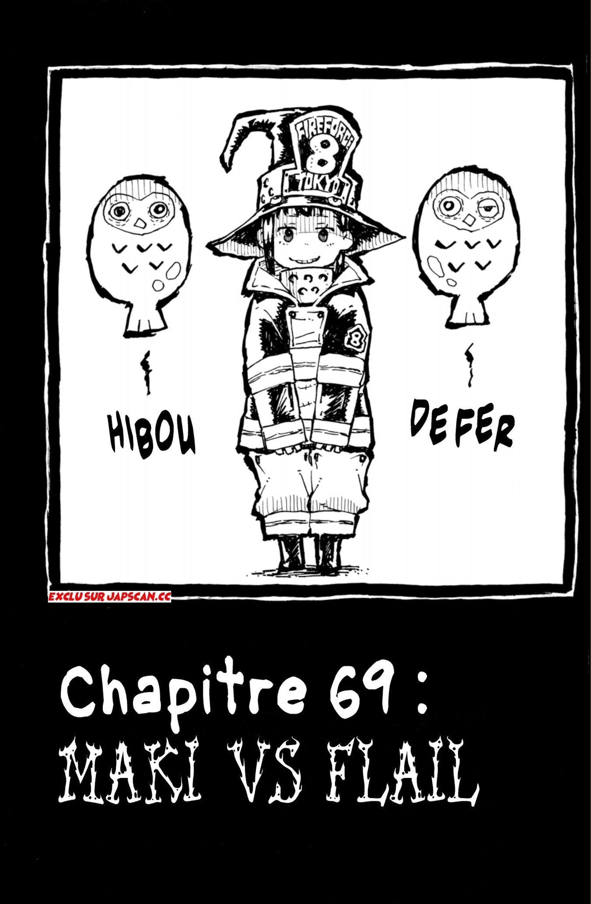 Lecture en ligne Fire Force 69 page 1