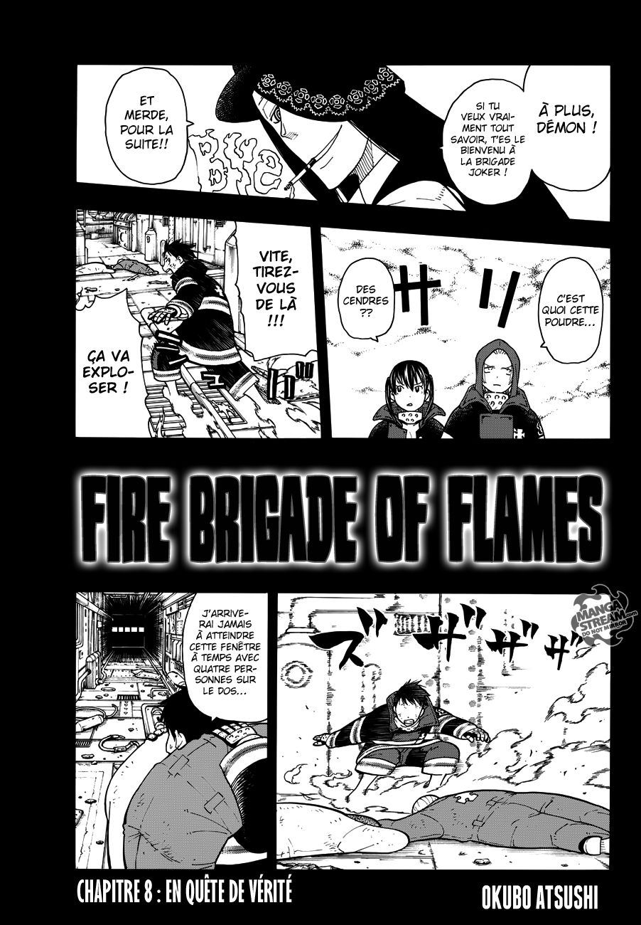 Lecture en ligne Fire Force 8 page 1