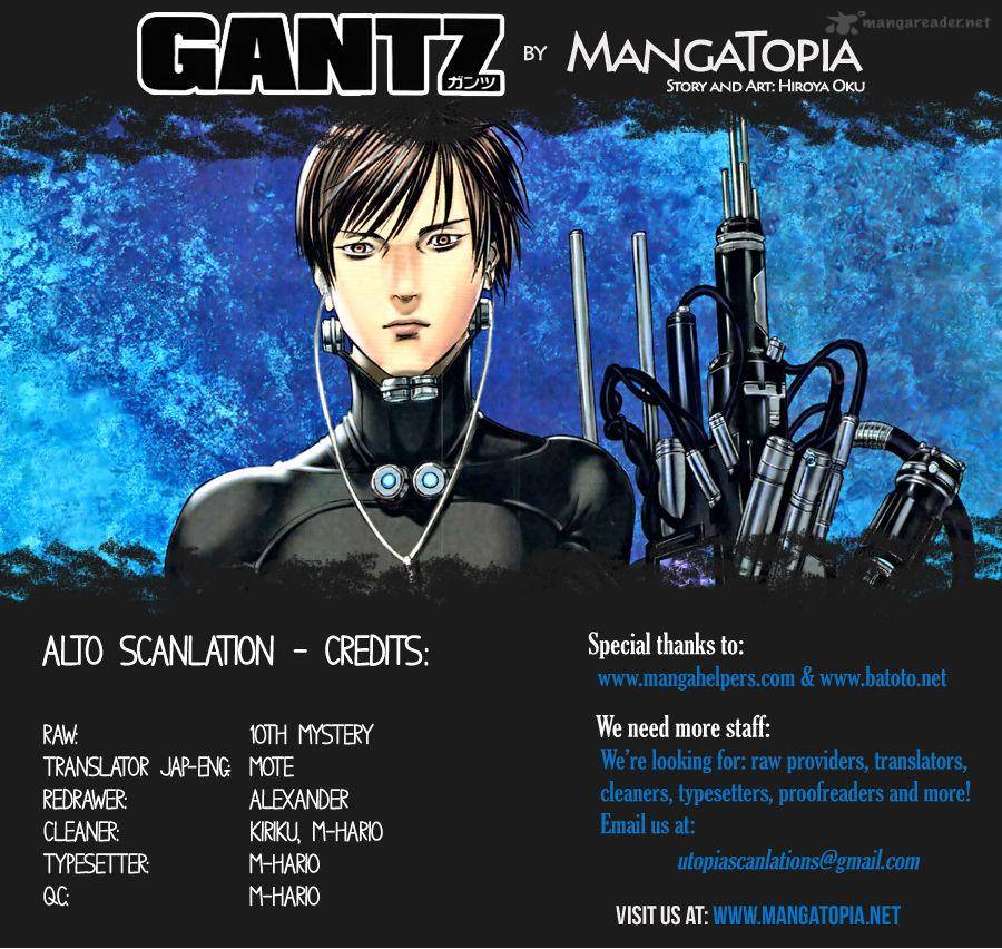 Lecture en ligne Gantz 381 page 1