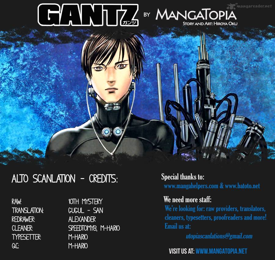 Lecture en ligne Gantz 383 page 1