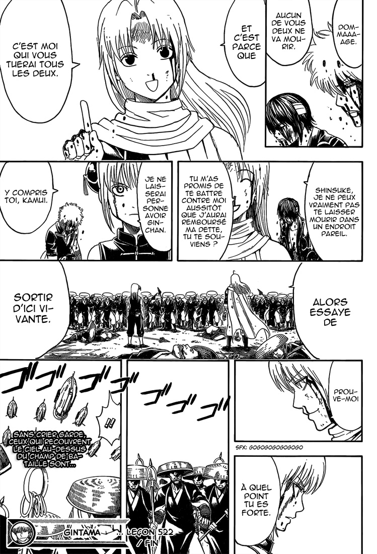 Lecture en ligne Gintama 522 page 20