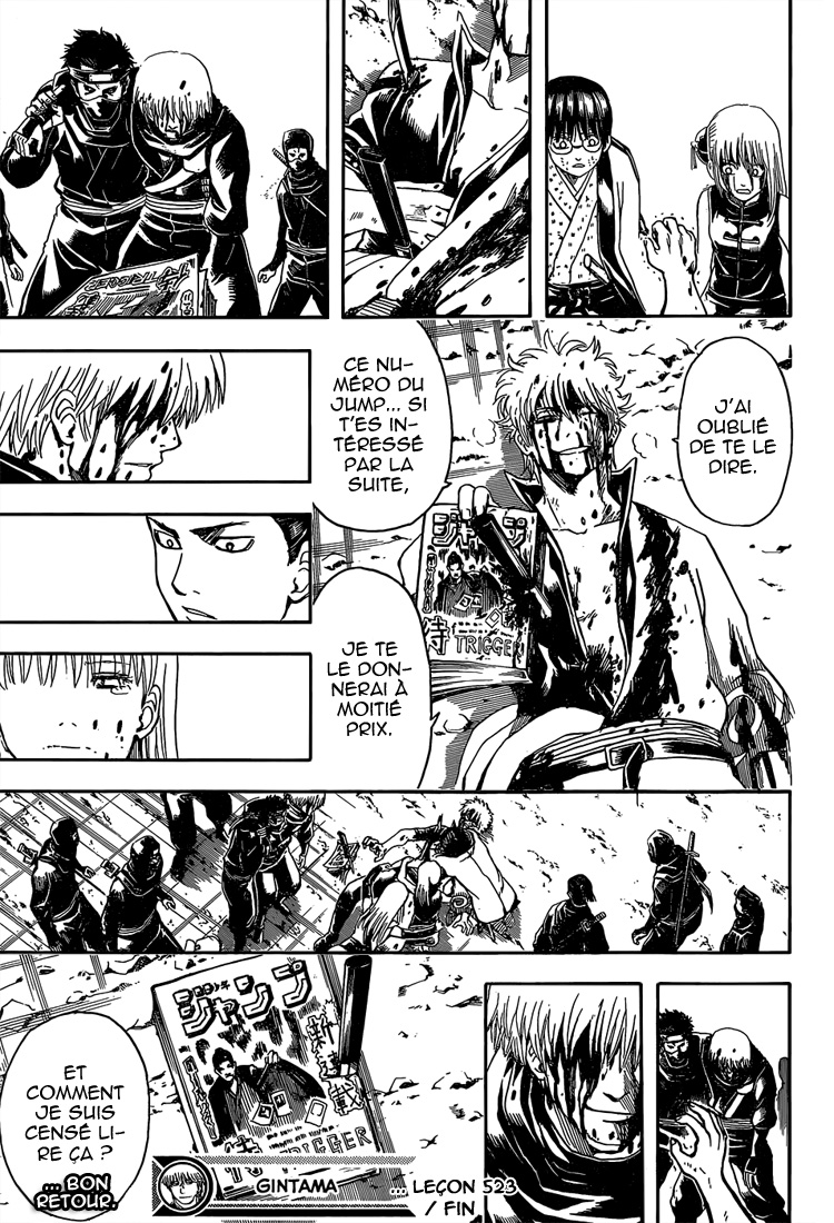 Lecture en ligne Gintama 523 page 19