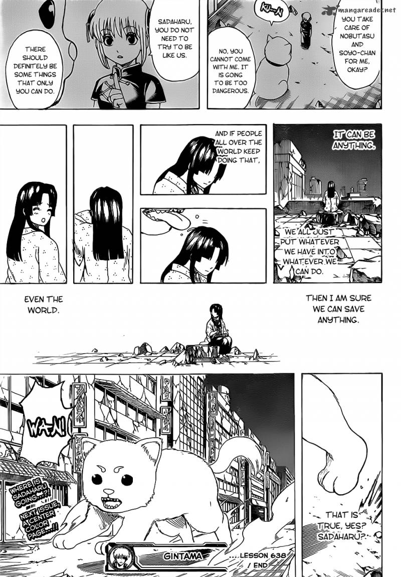 Lecture en ligne Gintama 638 page 19
