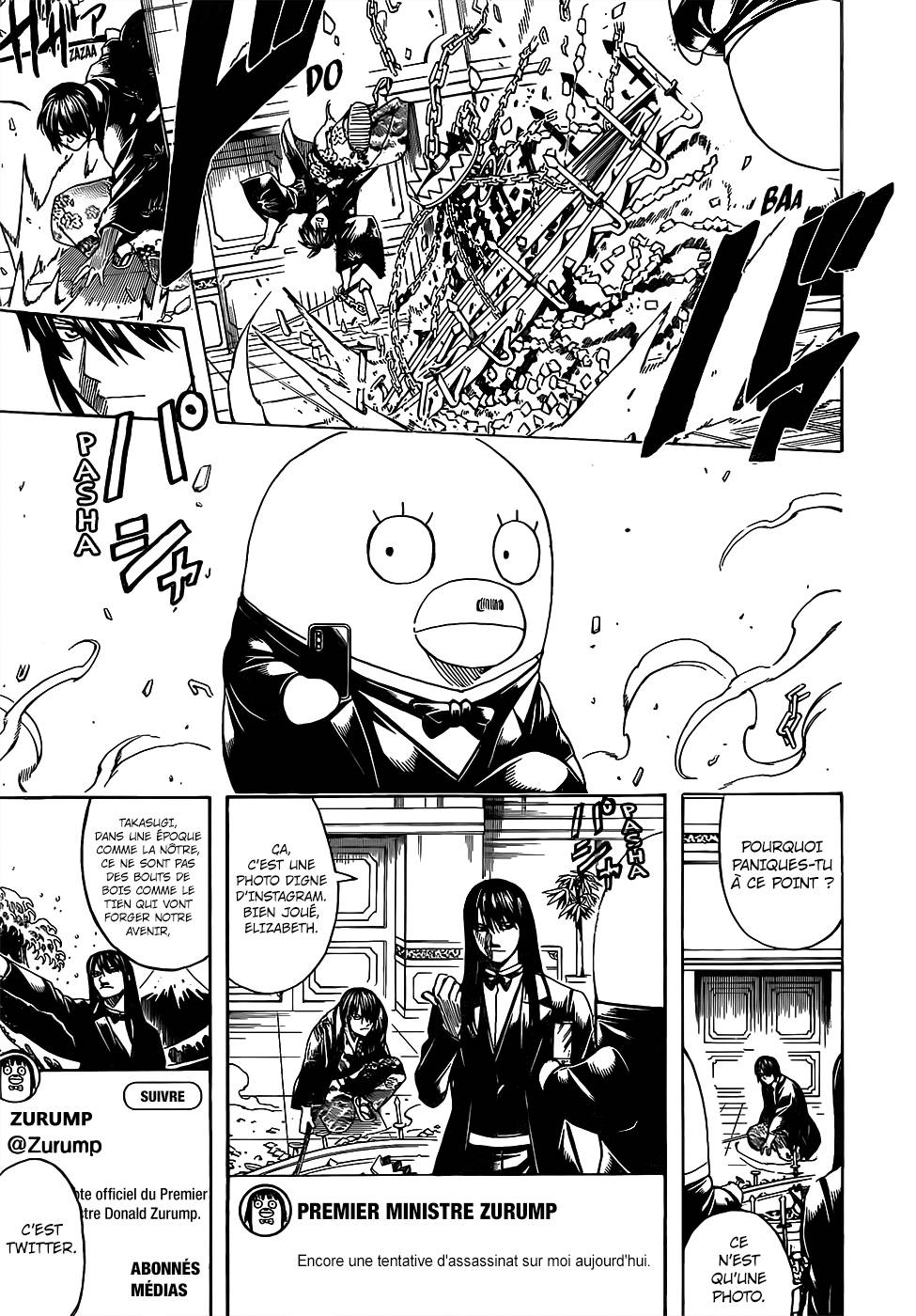 Lecture en ligne Gintama 689 page 10