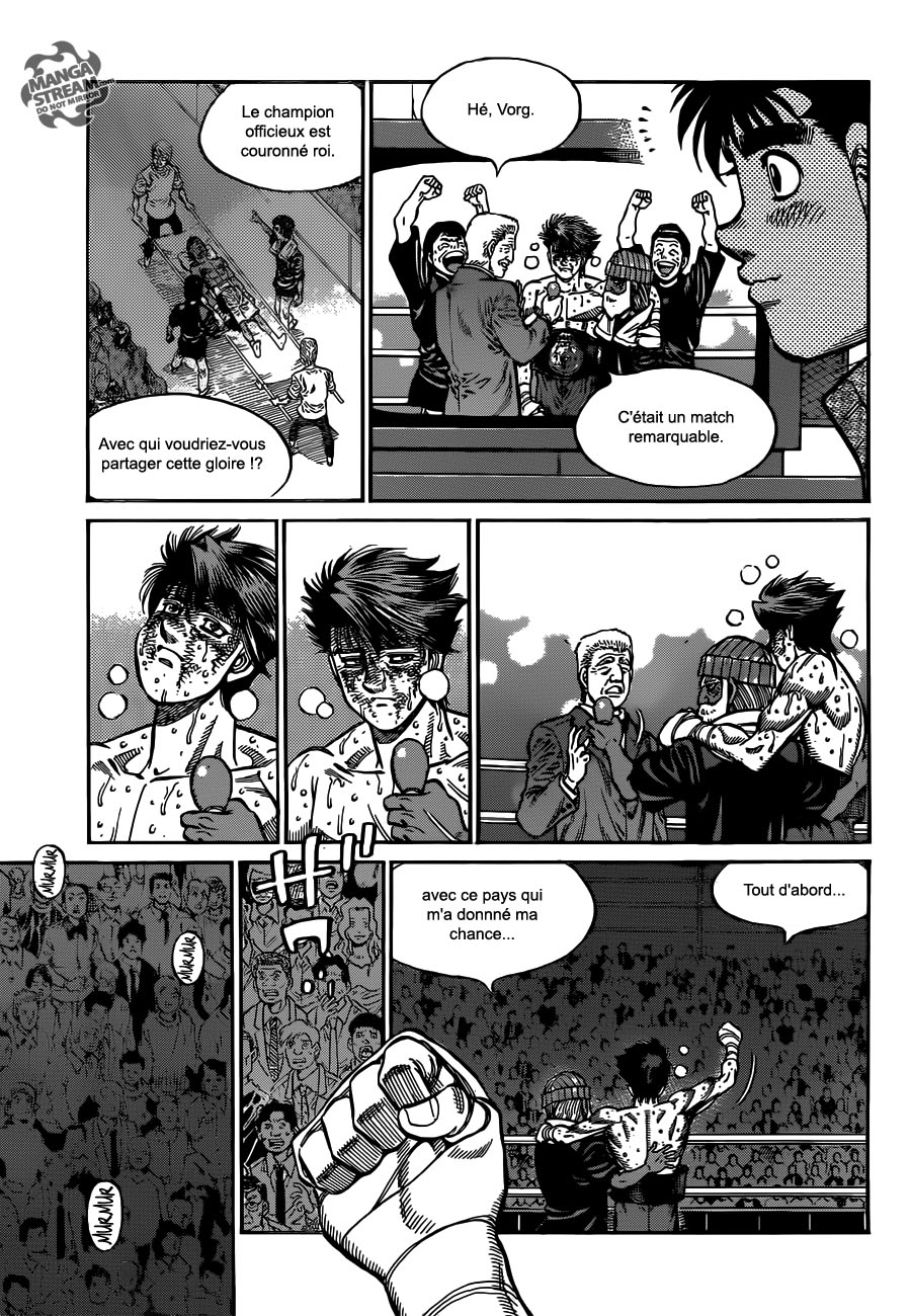 Lecture en ligne Hajime No Ippo 1007 page 15