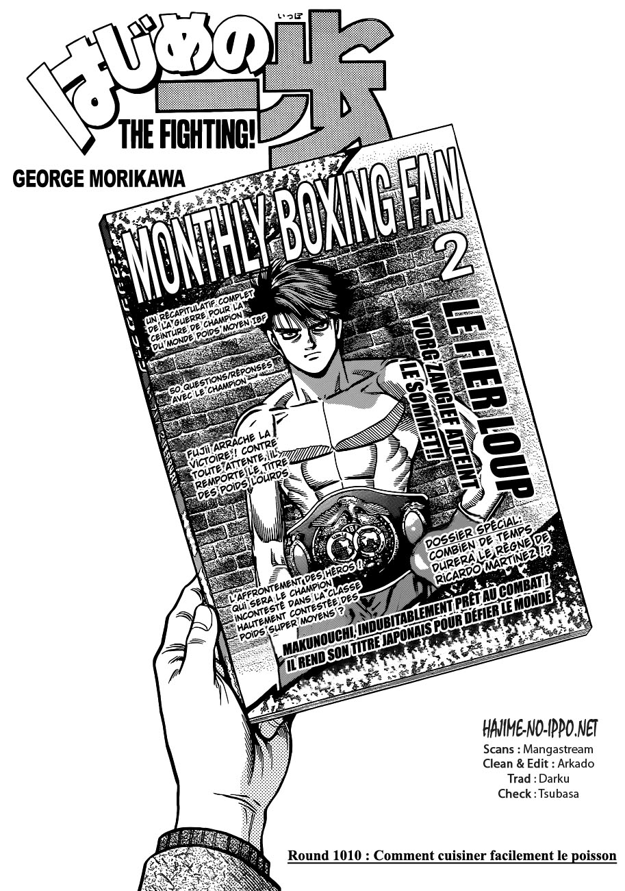 Lecture en ligne Hajime No Ippo 1011 page 1