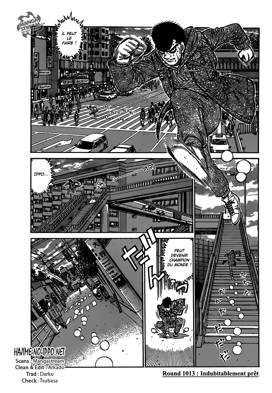 Lecture en ligne Hajime No Ippo 1013 page 1