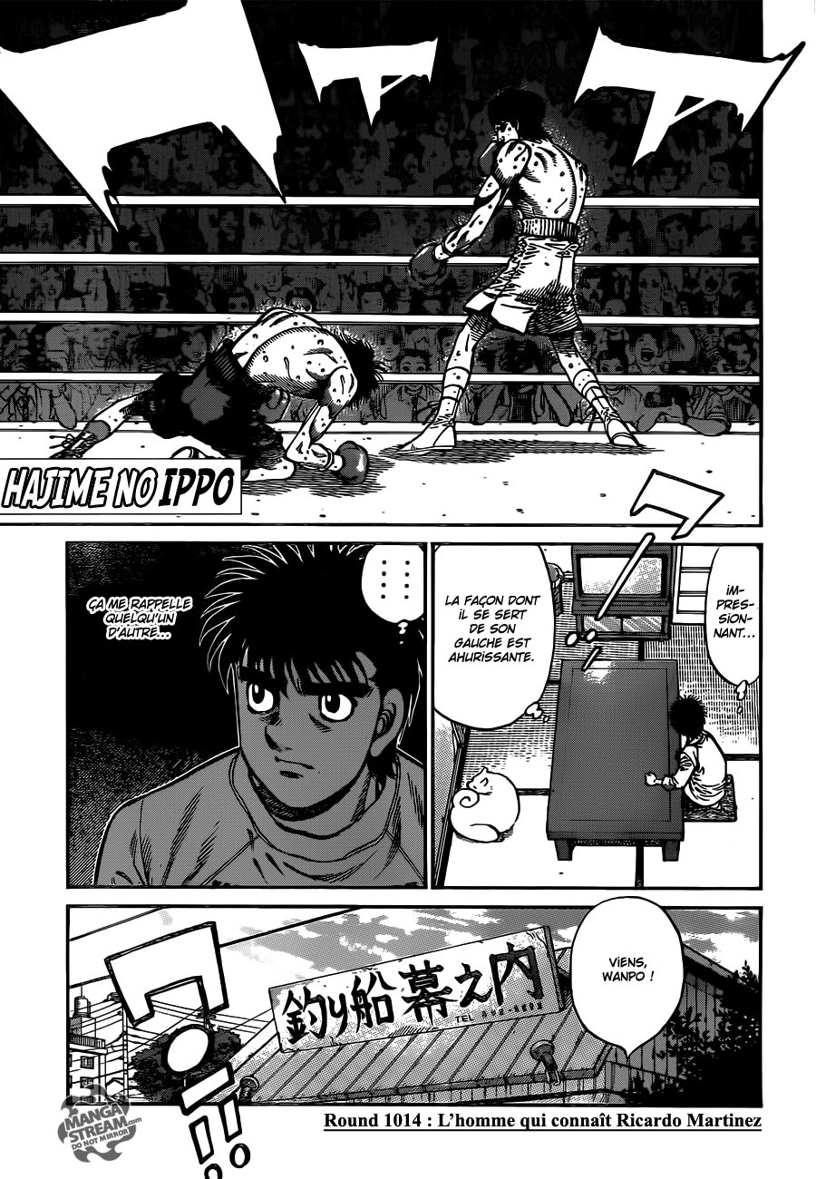 Lecture en ligne Hajime No Ippo 1014 page 1