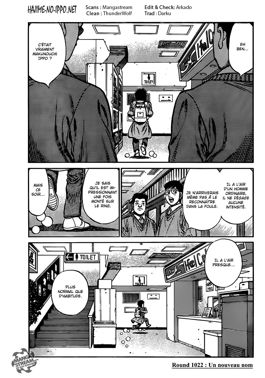 Lecture en ligne Hajime No Ippo 1022 page 2