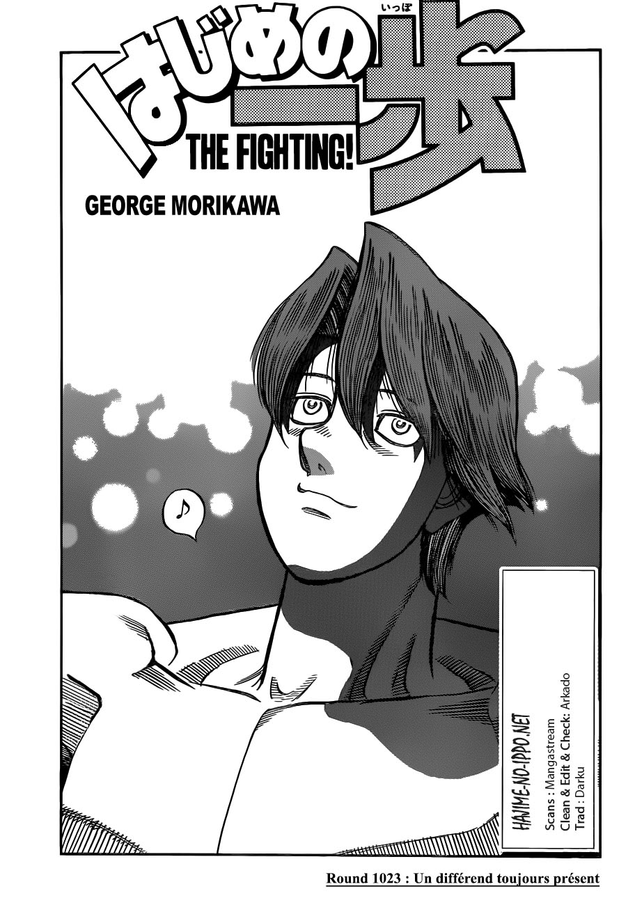 Lecture en ligne Hajime No Ippo 1023 page 1