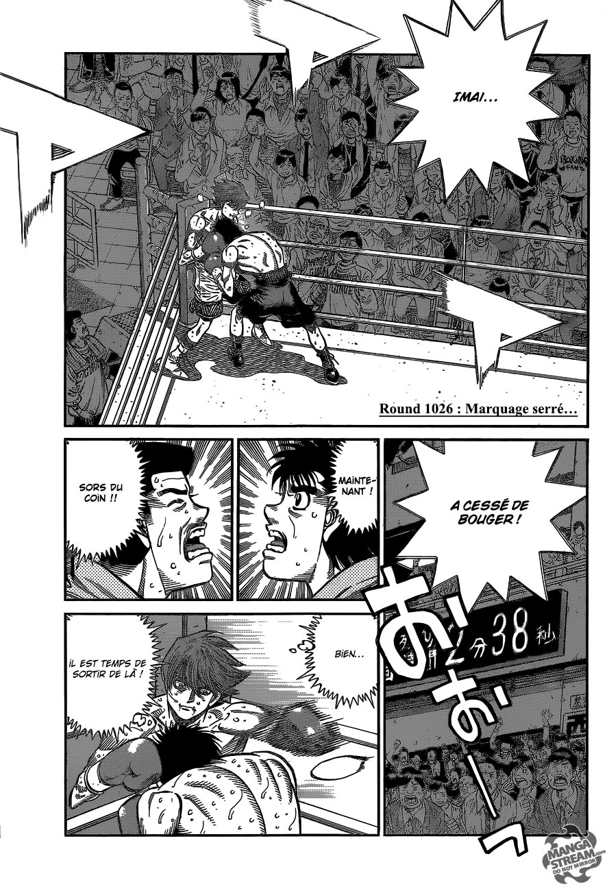 Lecture en ligne Hajime No Ippo 1026 page 1