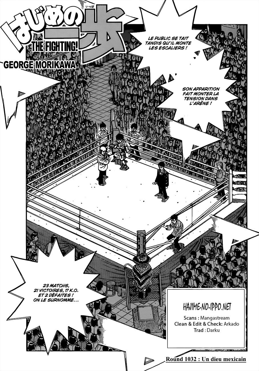 Lecture en ligne Hajime No Ippo 1032 page 1