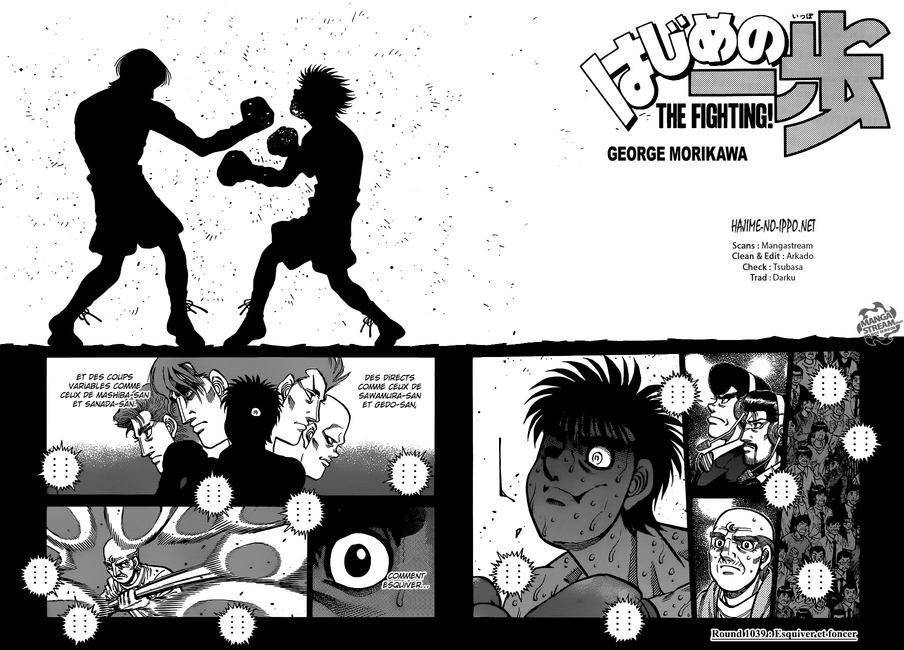 Lecture en ligne Hajime No Ippo 1039 page 2