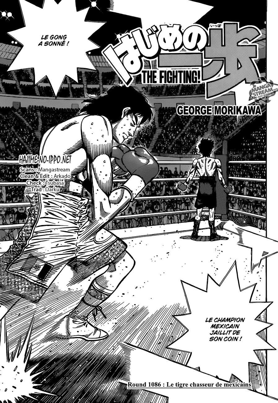 Lecture en ligne Hajime No Ippo 1086 page 1