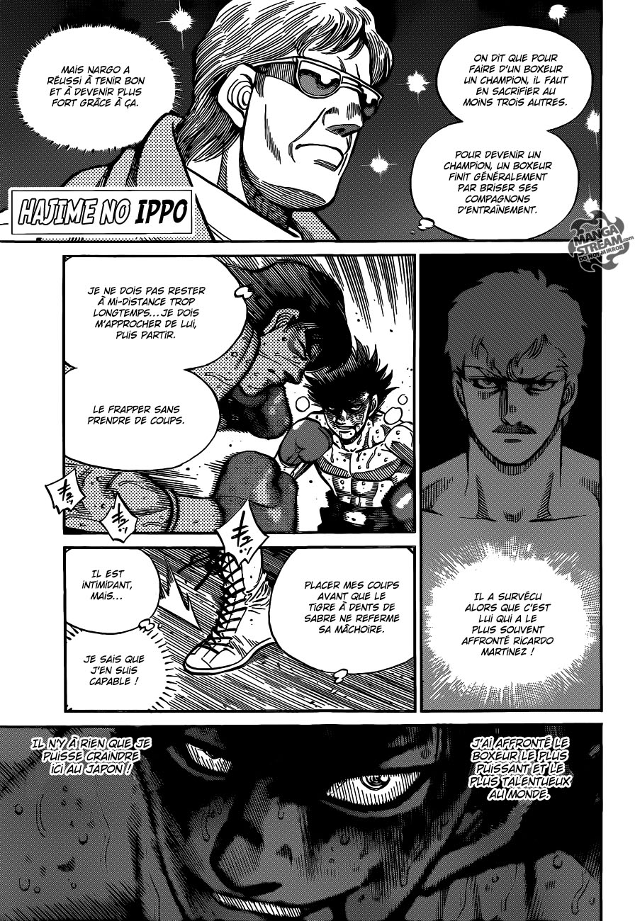 Lecture en ligne Hajime No Ippo 1089 page 1