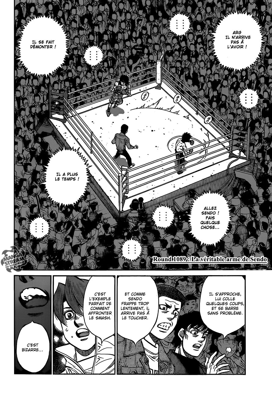 Lecture en ligne Hajime No Ippo 1089 page 3