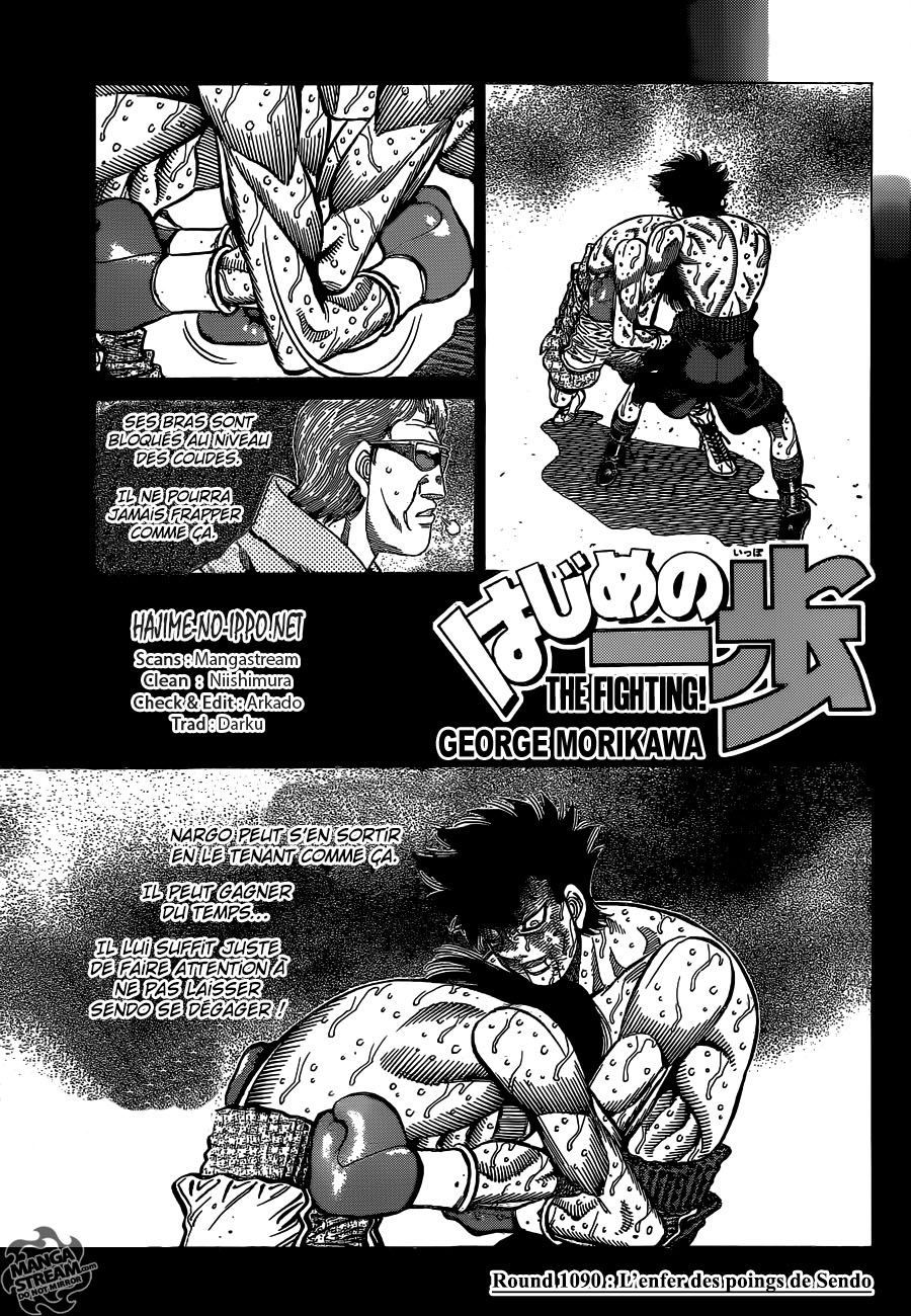 Lecture en ligne Hajime No Ippo 1090 page 1