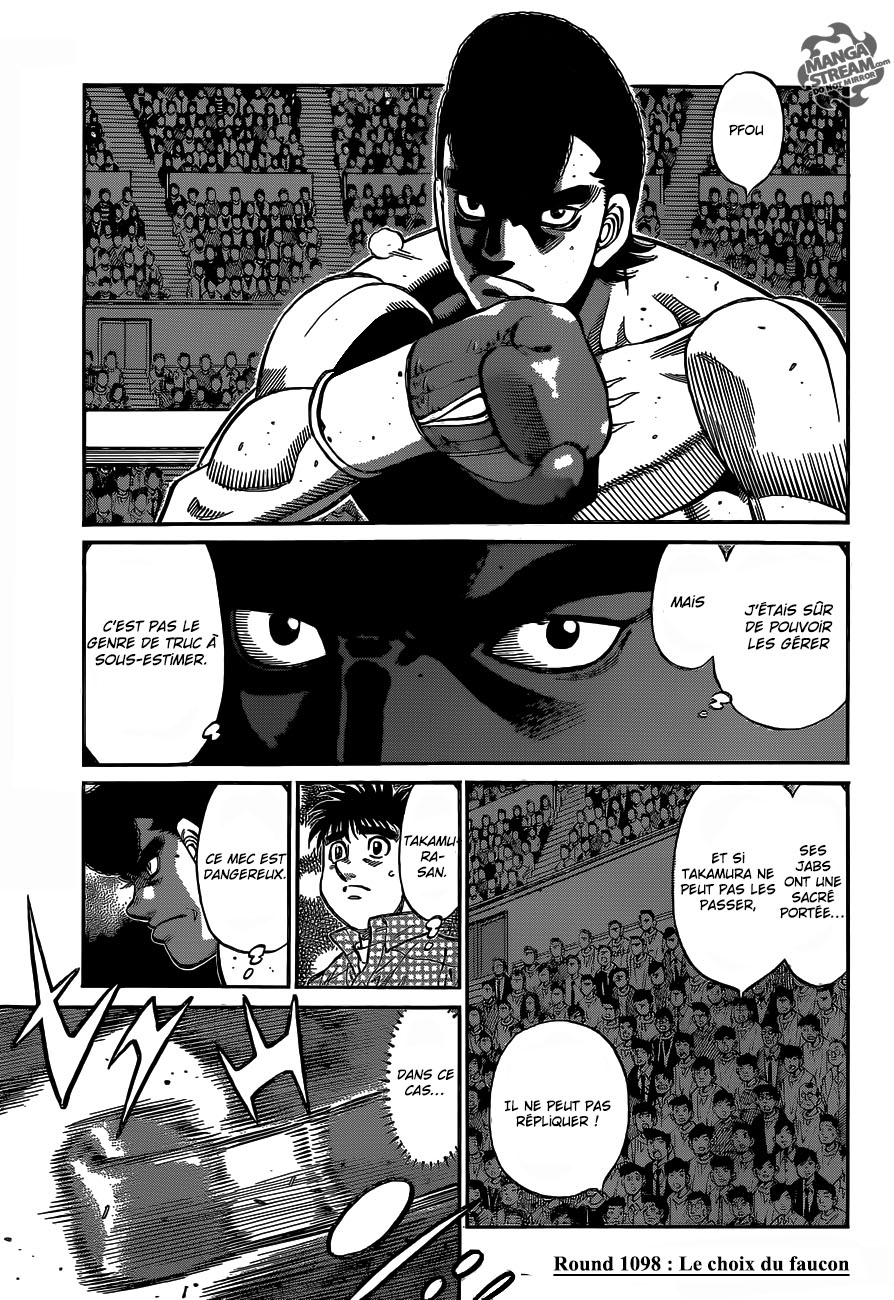 Lecture en ligne Hajime No Ippo 1098 page 1