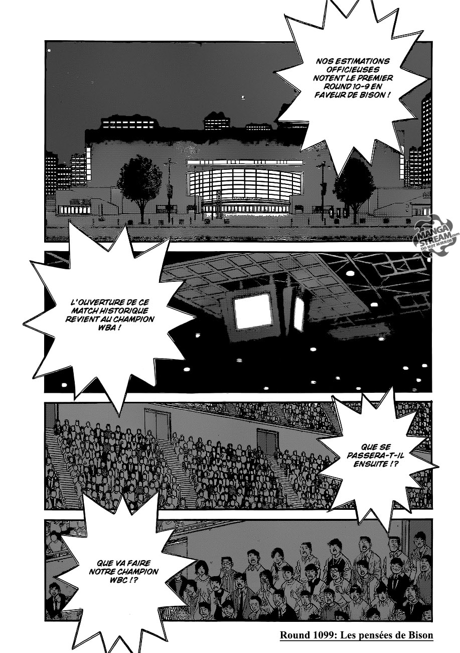 Lecture en ligne Hajime No Ippo 1099 page 1