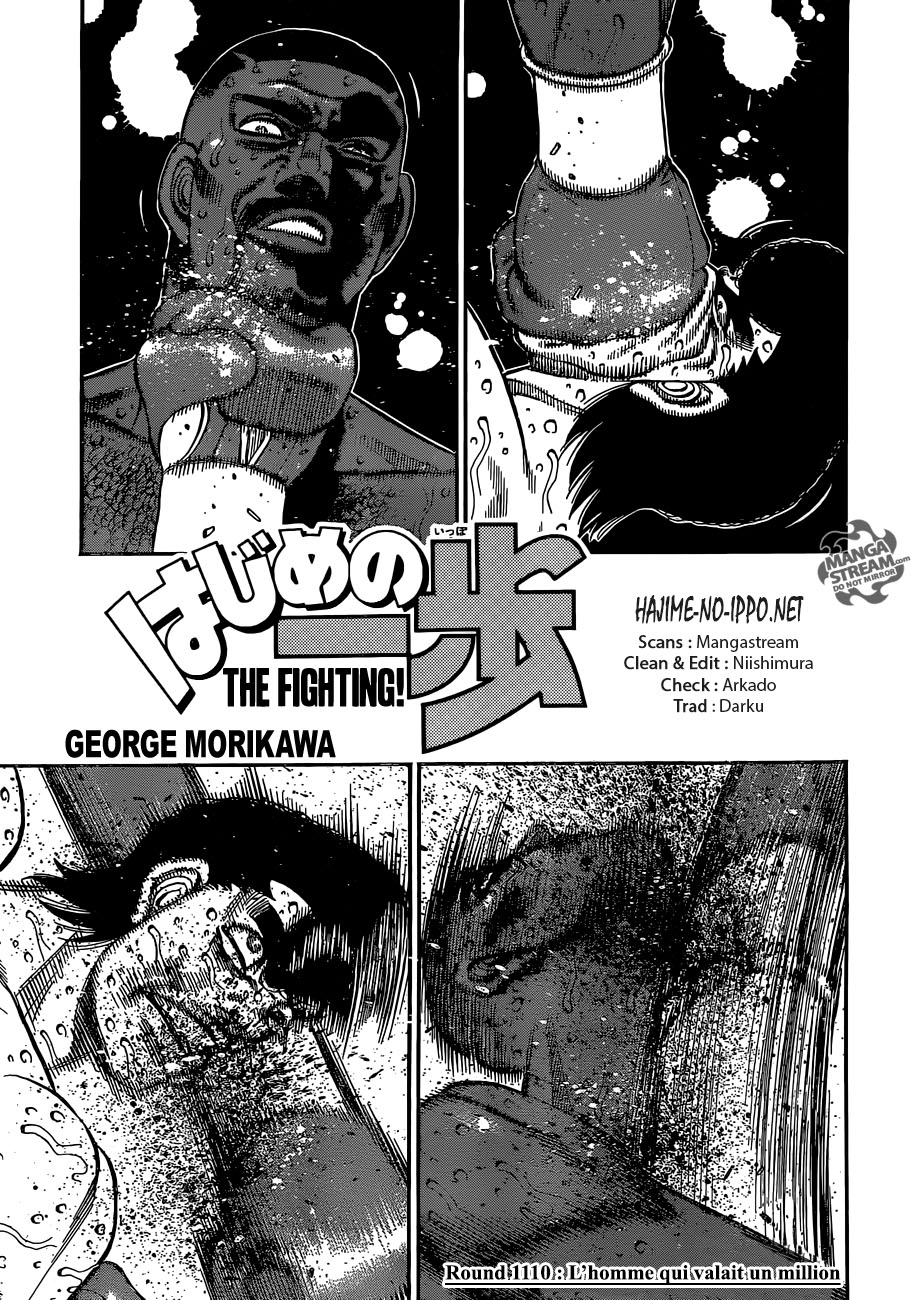Lecture en ligne Hajime No Ippo 1110 page 1