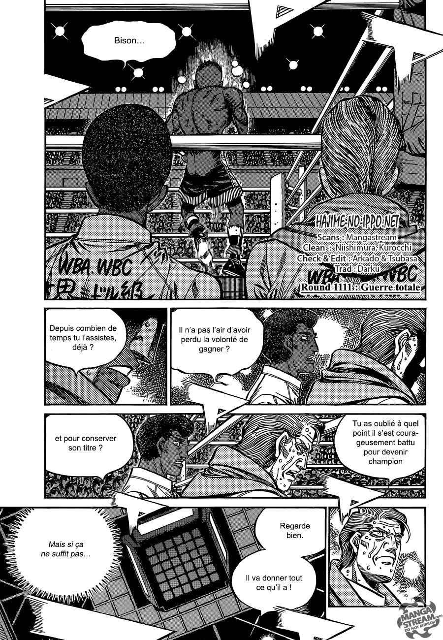 Lecture en ligne Hajime No Ippo 1111 page 2