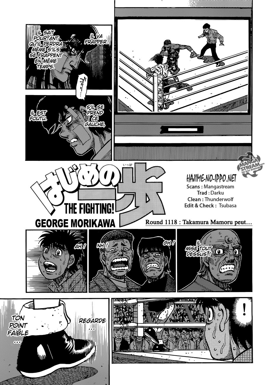 Lecture en ligne Hajime No Ippo 1119 page 1