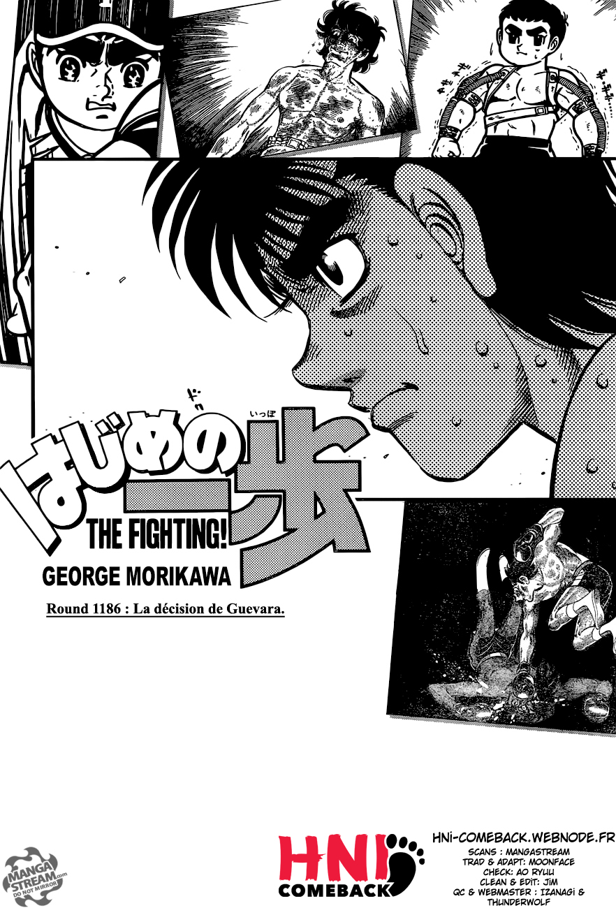 Lecture en ligne Hajime No Ippo 1186 page 1