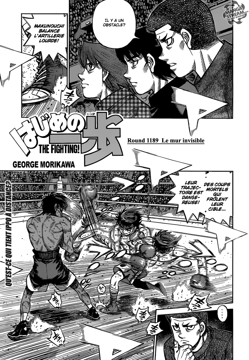 Lecture en ligne Hajime No Ippo 1189 page 2