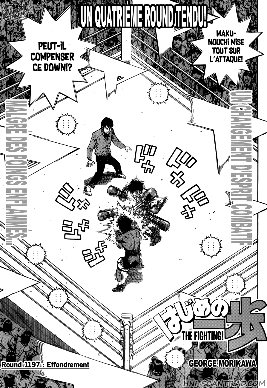 Lecture en ligne Hajime No Ippo 1197 page 1