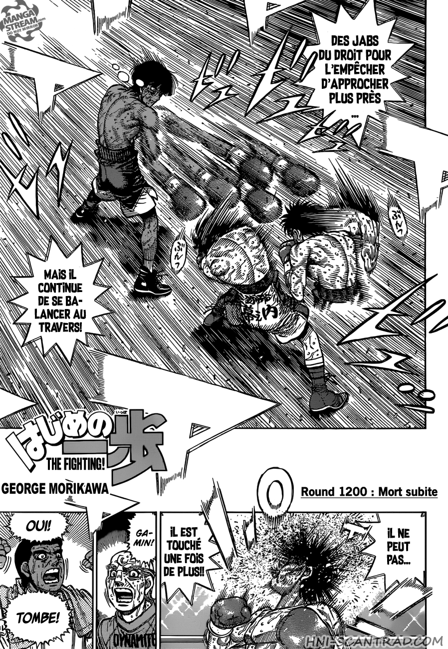 Lecture en ligne Hajime No Ippo 1200 page 1