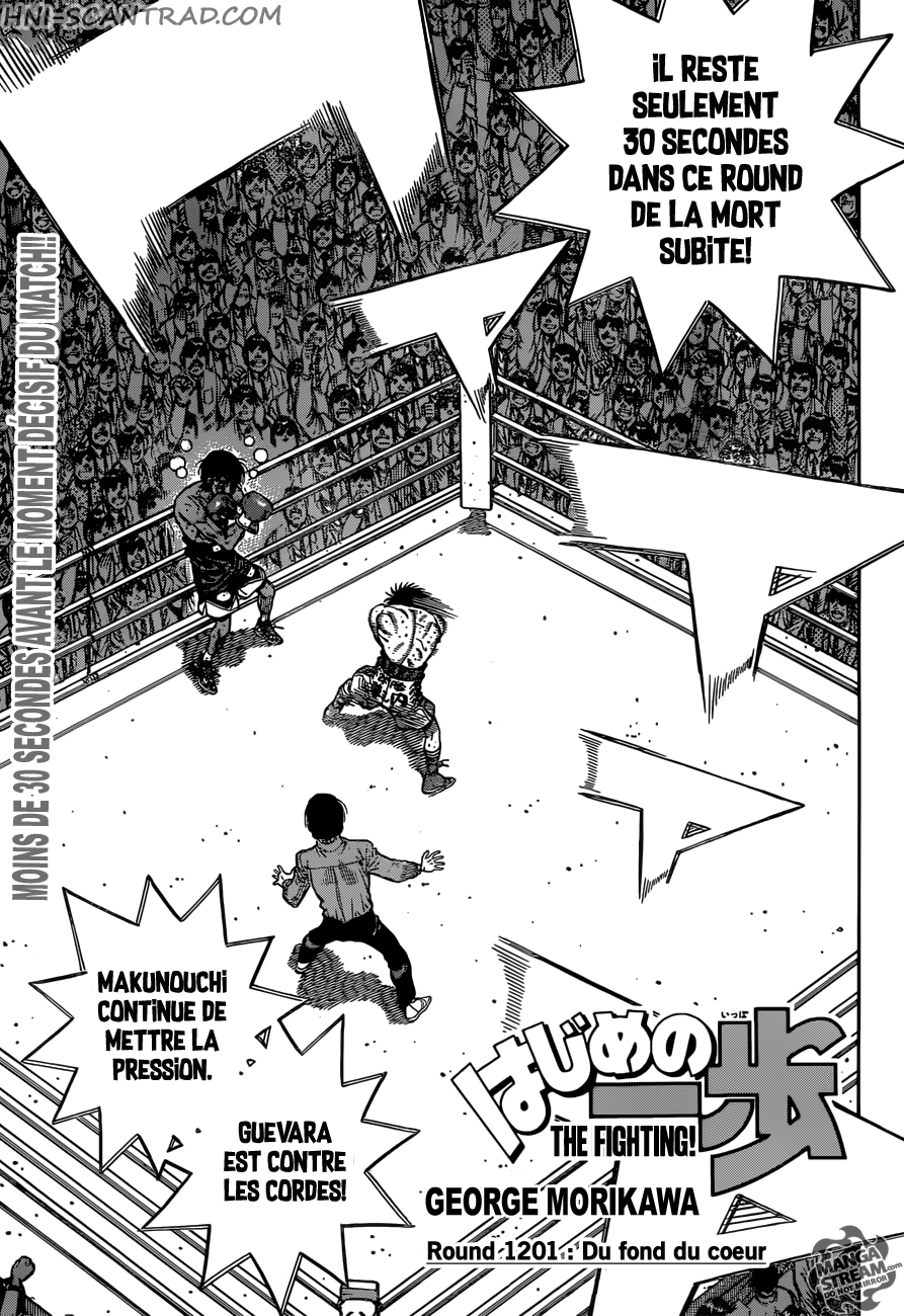 Lecture en ligne Hajime No Ippo 1201 page 1