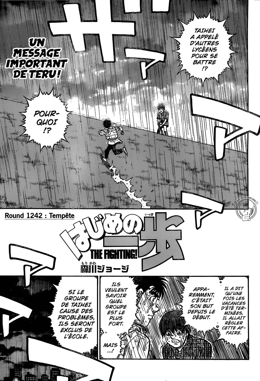 Lecture en ligne Hajime No Ippo 1242 page 2