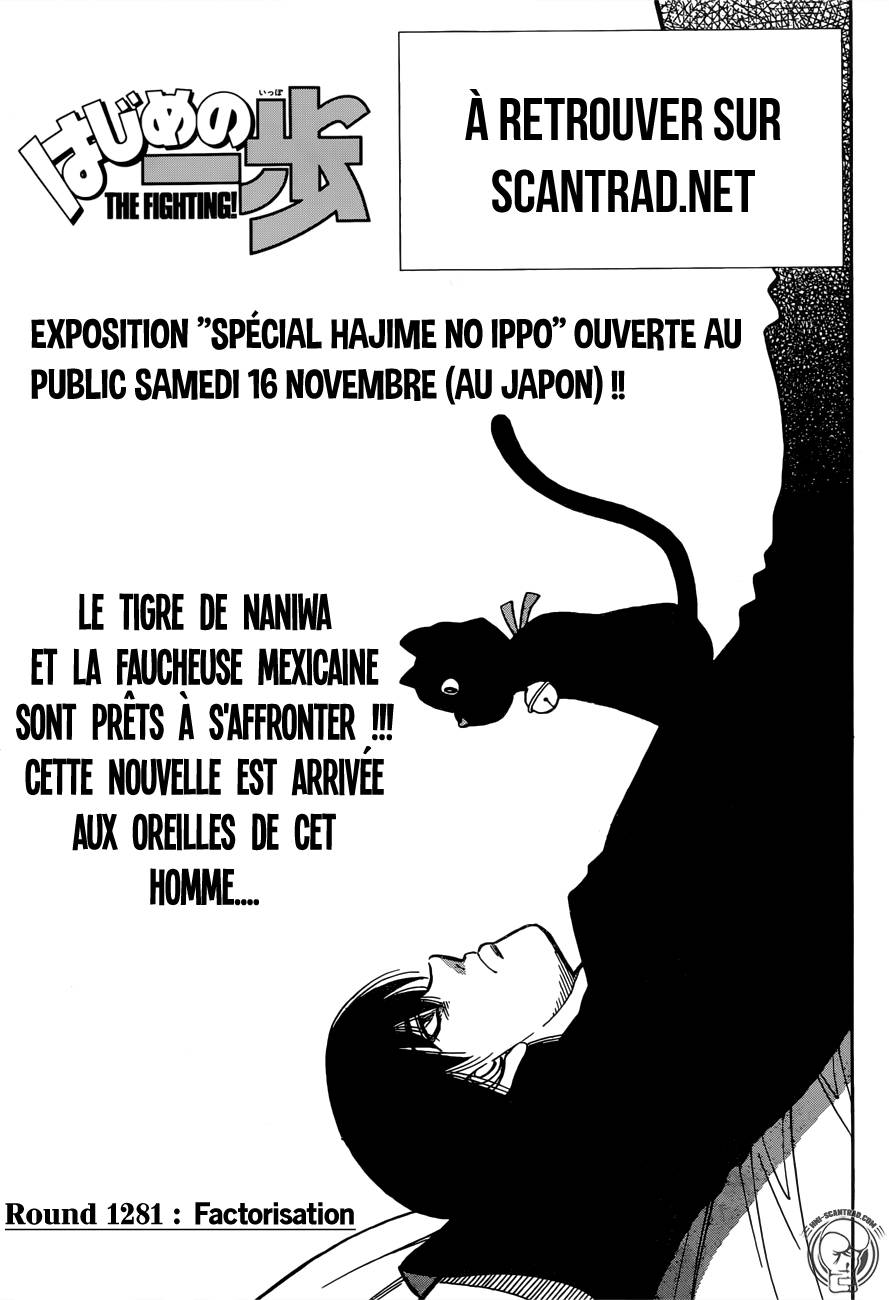 Lecture en ligne Hajime No Ippo 1281 page 1