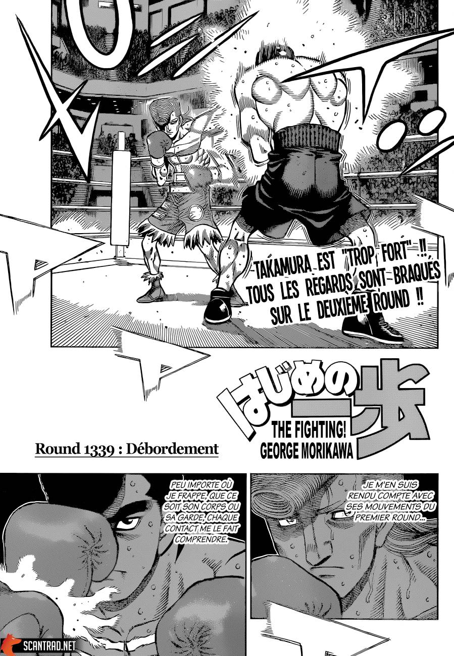 Lecture en ligne Hajime No Ippo 1339 page 1