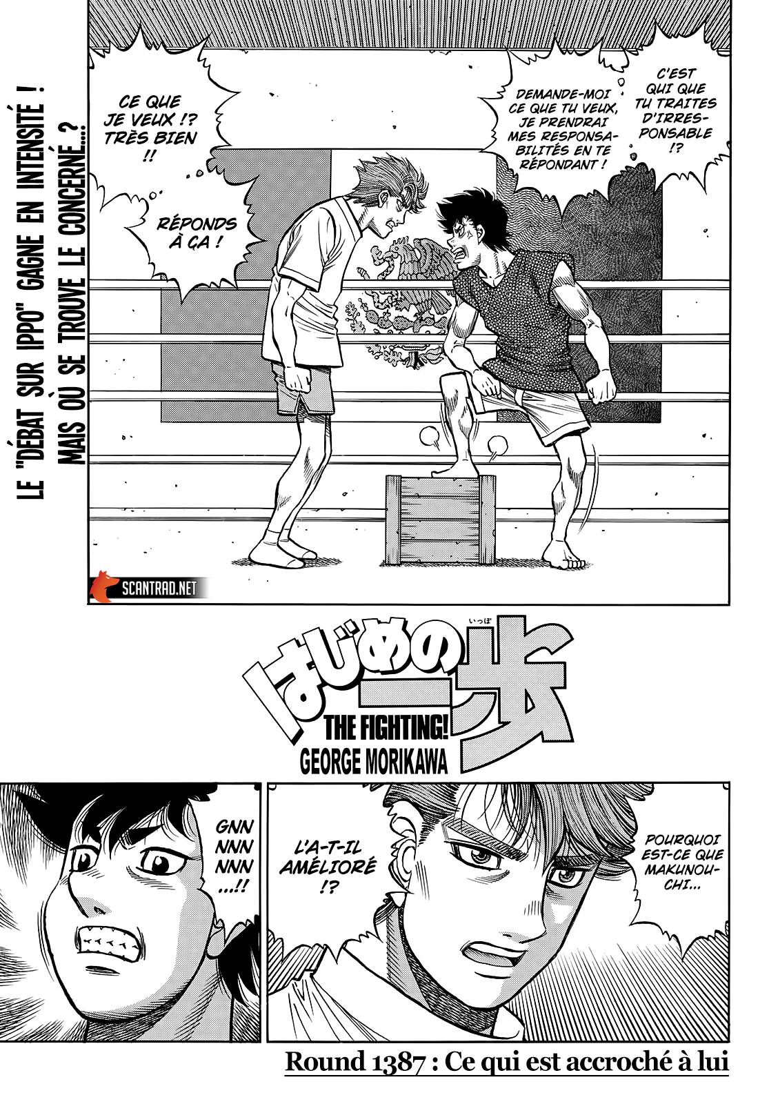 Lecture en ligne Hajime No Ippo 1387 page 1