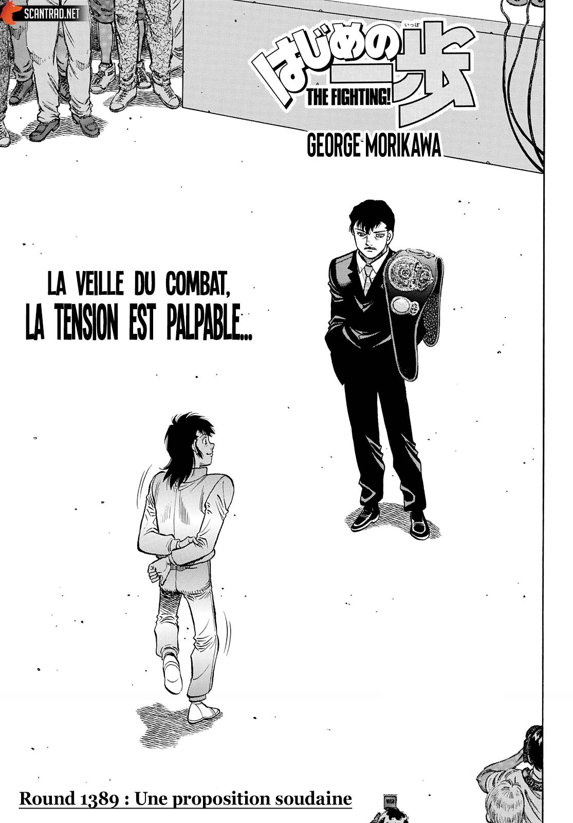 Lecture en ligne Hajime No Ippo 1389 page 1