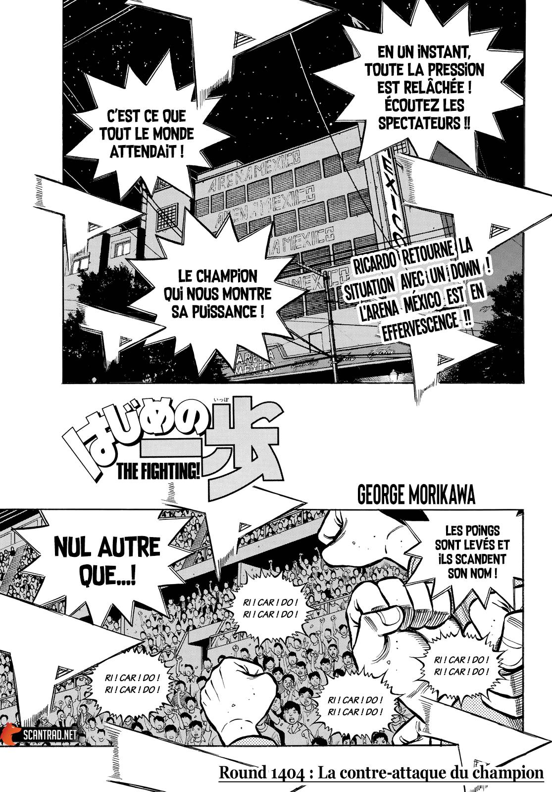 Lecture en ligne Hajime No Ippo 1404 page 1