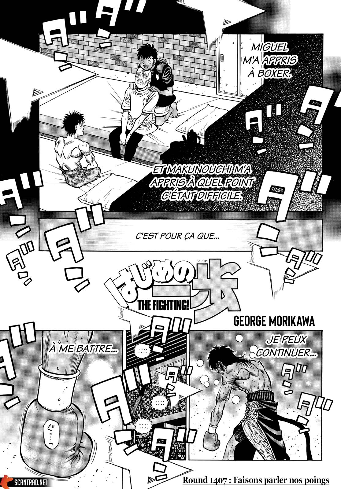 Lecture en ligne Hajime No Ippo 1407 page 1