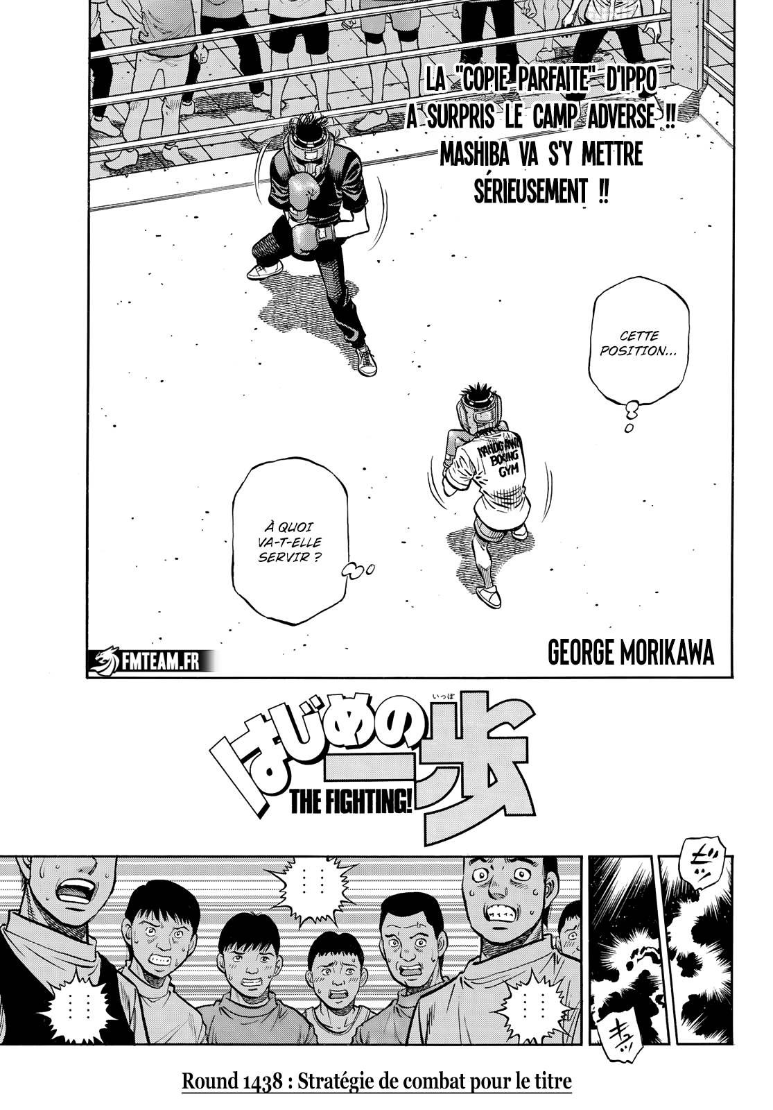 Lecture en ligne Hajime No Ippo 1438 page 1