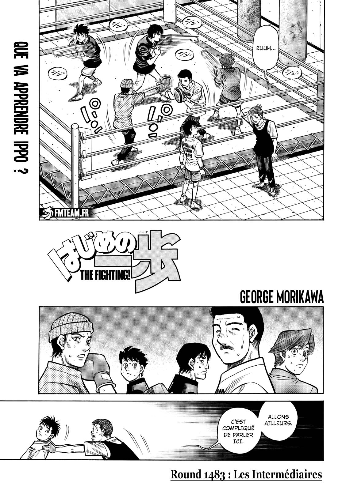 Lecture en ligne Hajime No Ippo 1483 page 1