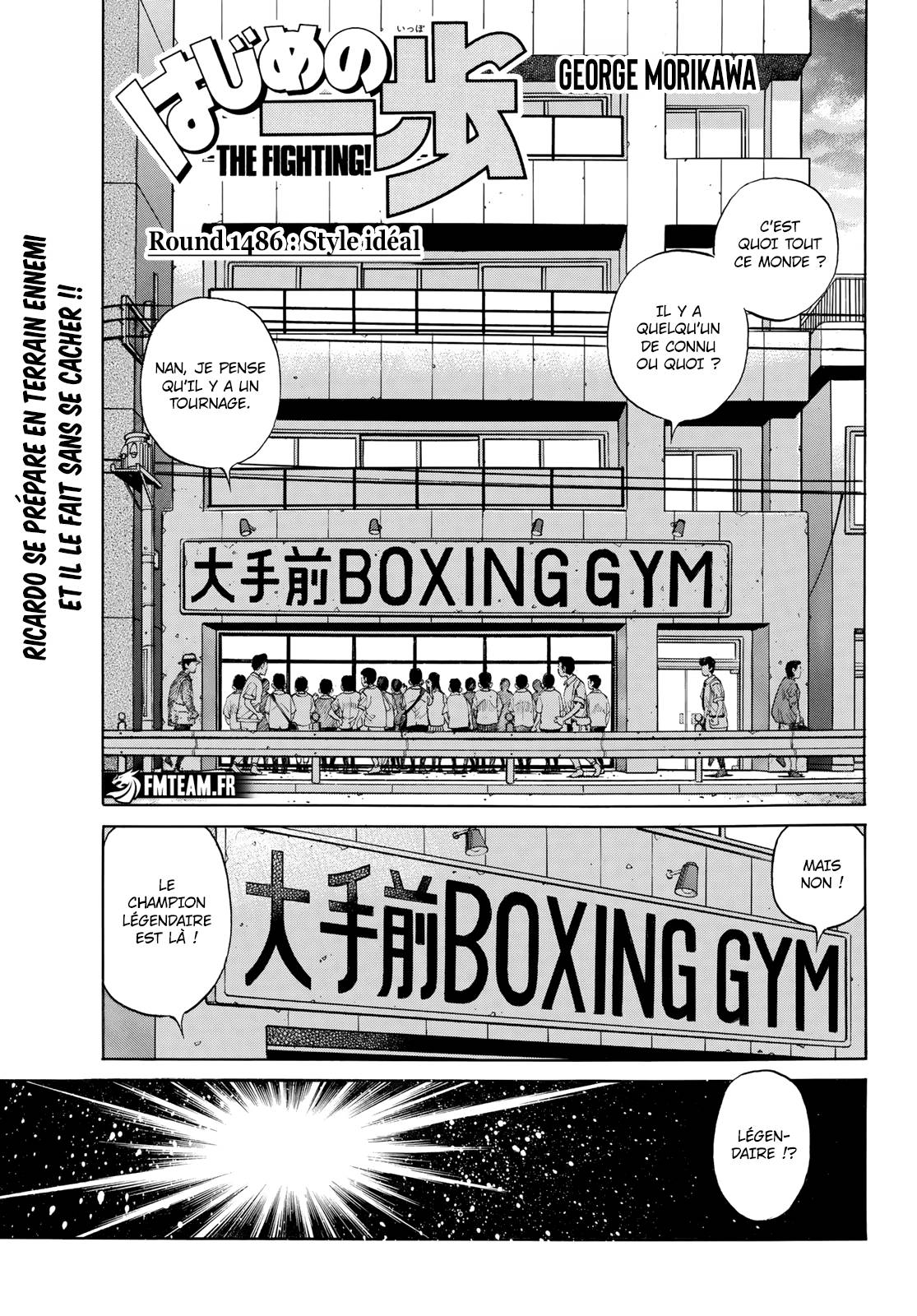 Lecture en ligne Hajime No Ippo 1486 page 1