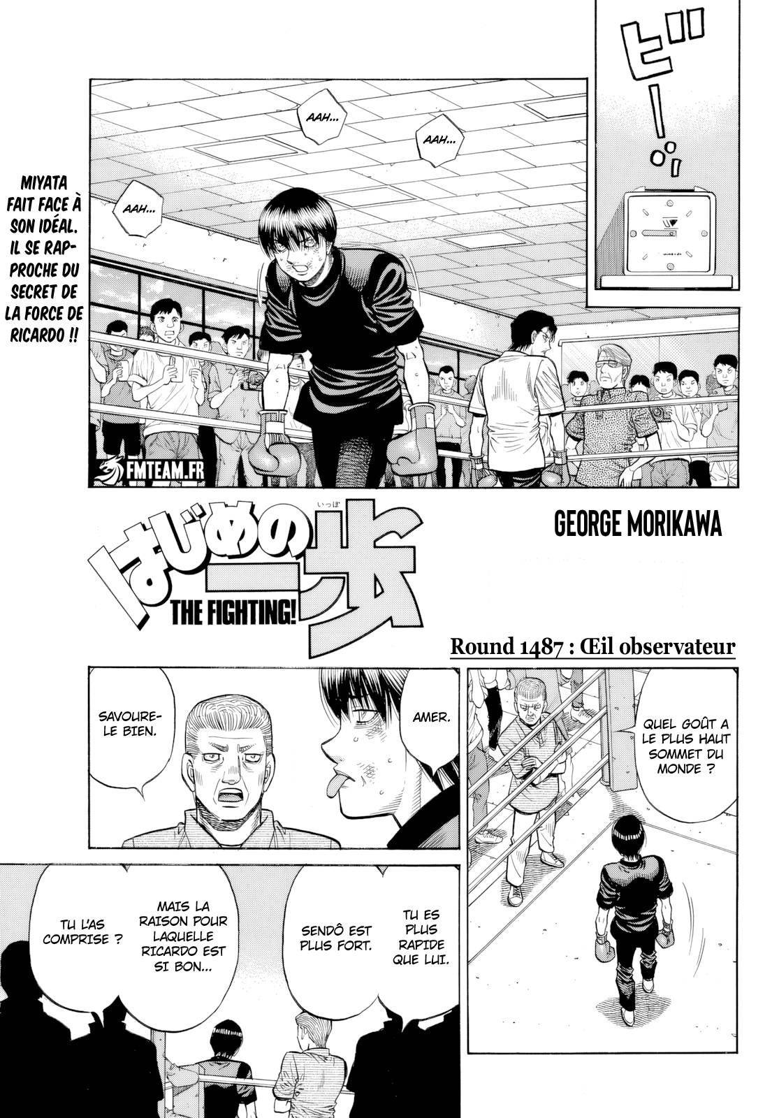 Lecture en ligne Hajime No Ippo 1487 page 1