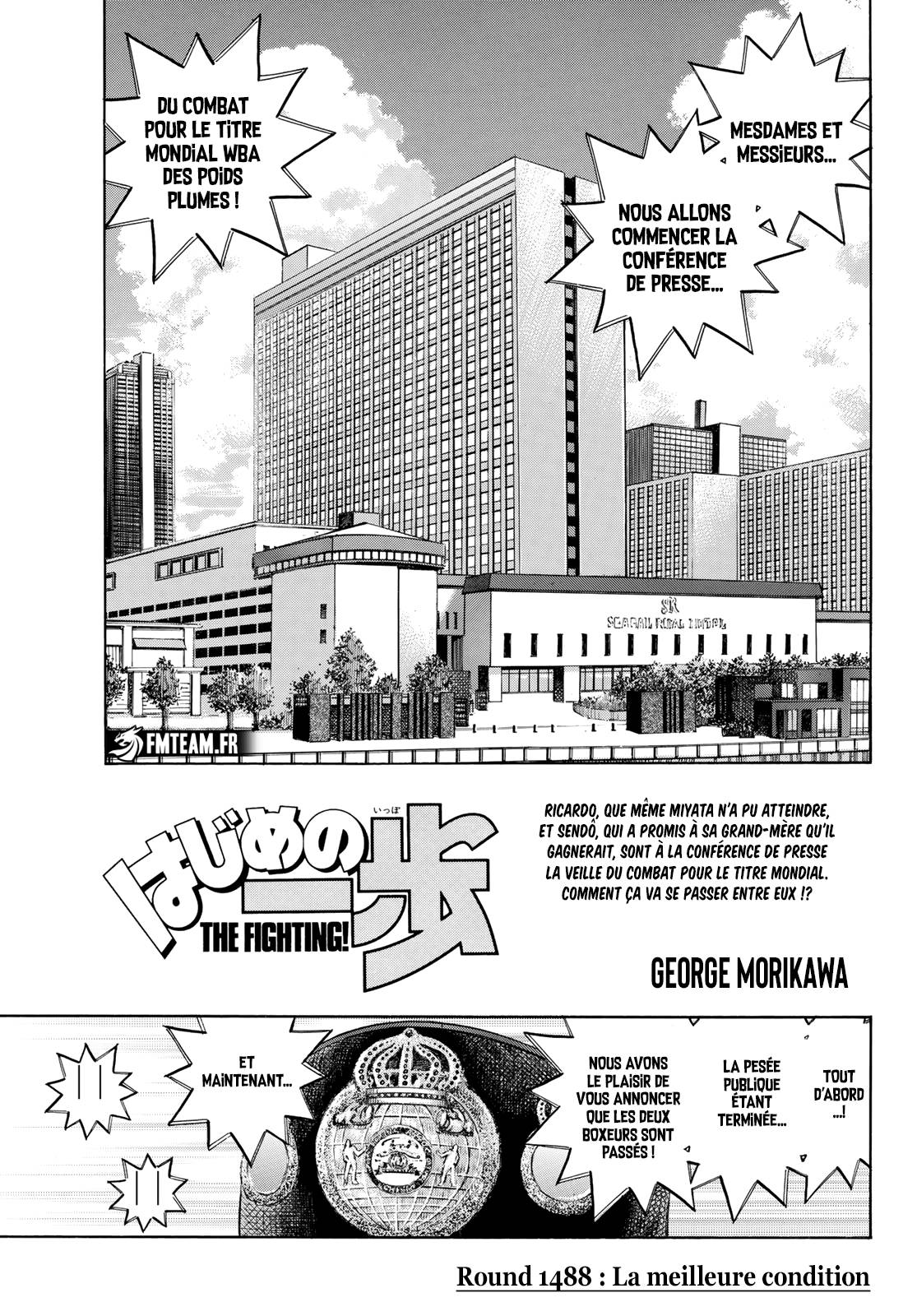 Lecture en ligne Hajime No Ippo 1488 page 1