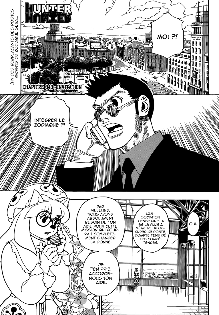 Lecture en ligne Hunter X Hunter 343 page 2