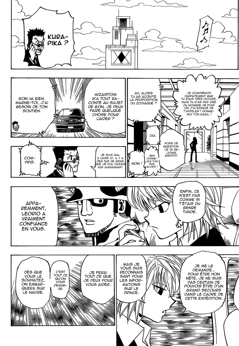 Lecture en ligne Hunter X Hunter 344 page 10