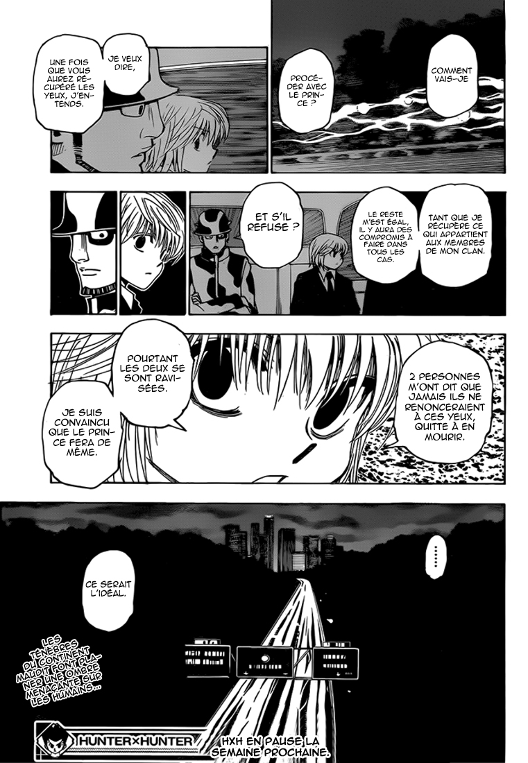 Lecture en ligne Hunter X Hunter 345 page 20