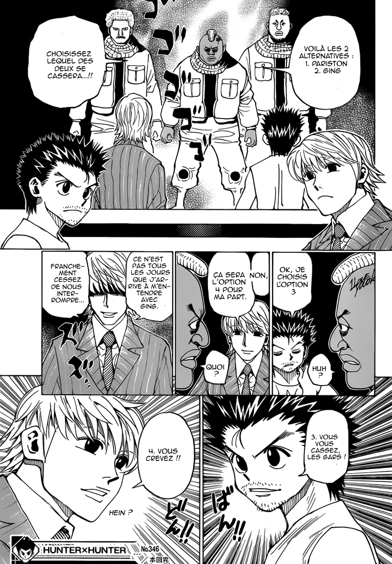 lecture en ligne Hunter X Hunter 346 page 19