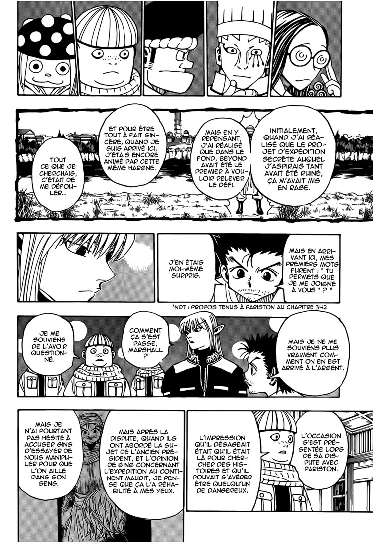 Lecture en ligne Hunter X Hunter 347 page 17