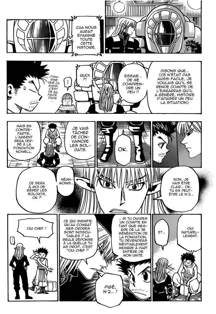 Lecture en ligne Hunter X Hunter 347 page 19